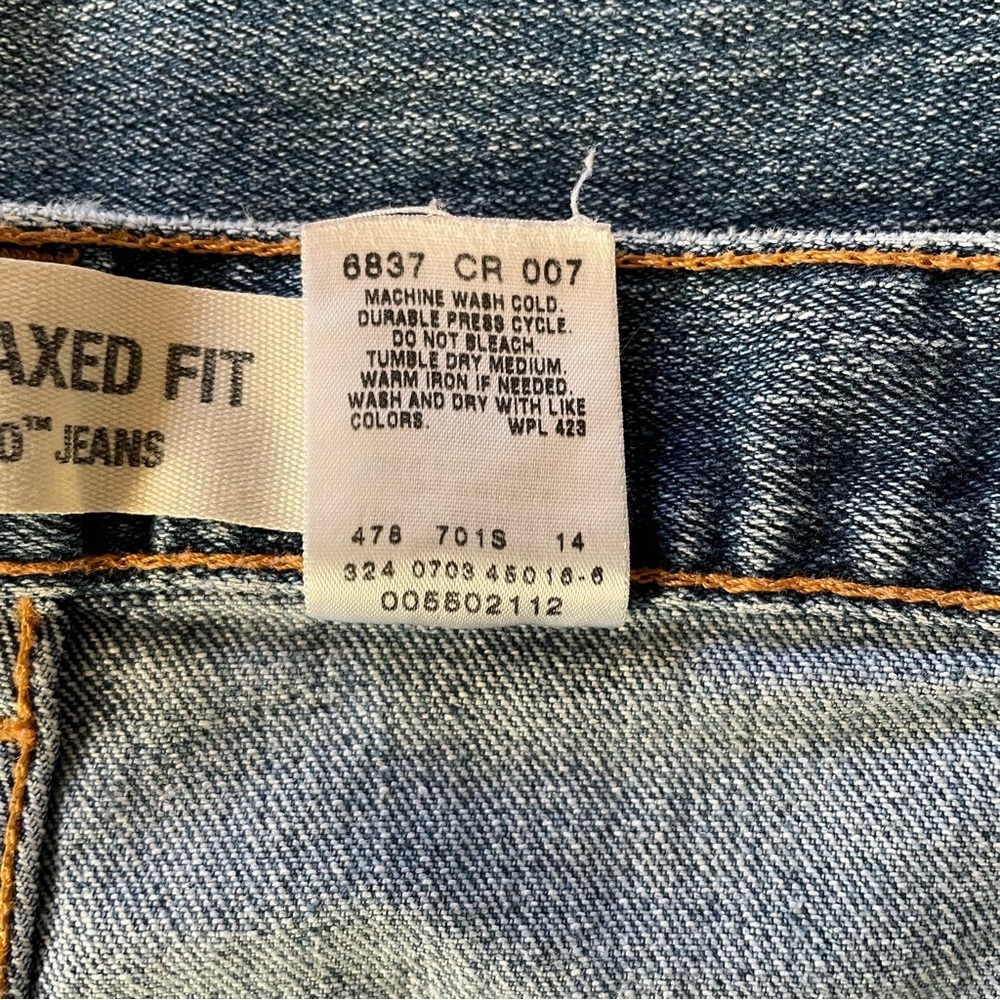 Vintage 2003 Levi’s 550 Relaxed Fit Jeans Men’s 40x32 Straight Baggy Y2K Grunge - Picture 13 of 16